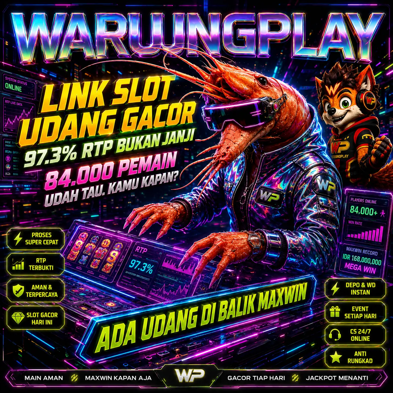 WARUNGPLAY – Link Game Slot Udang Gacor 2026